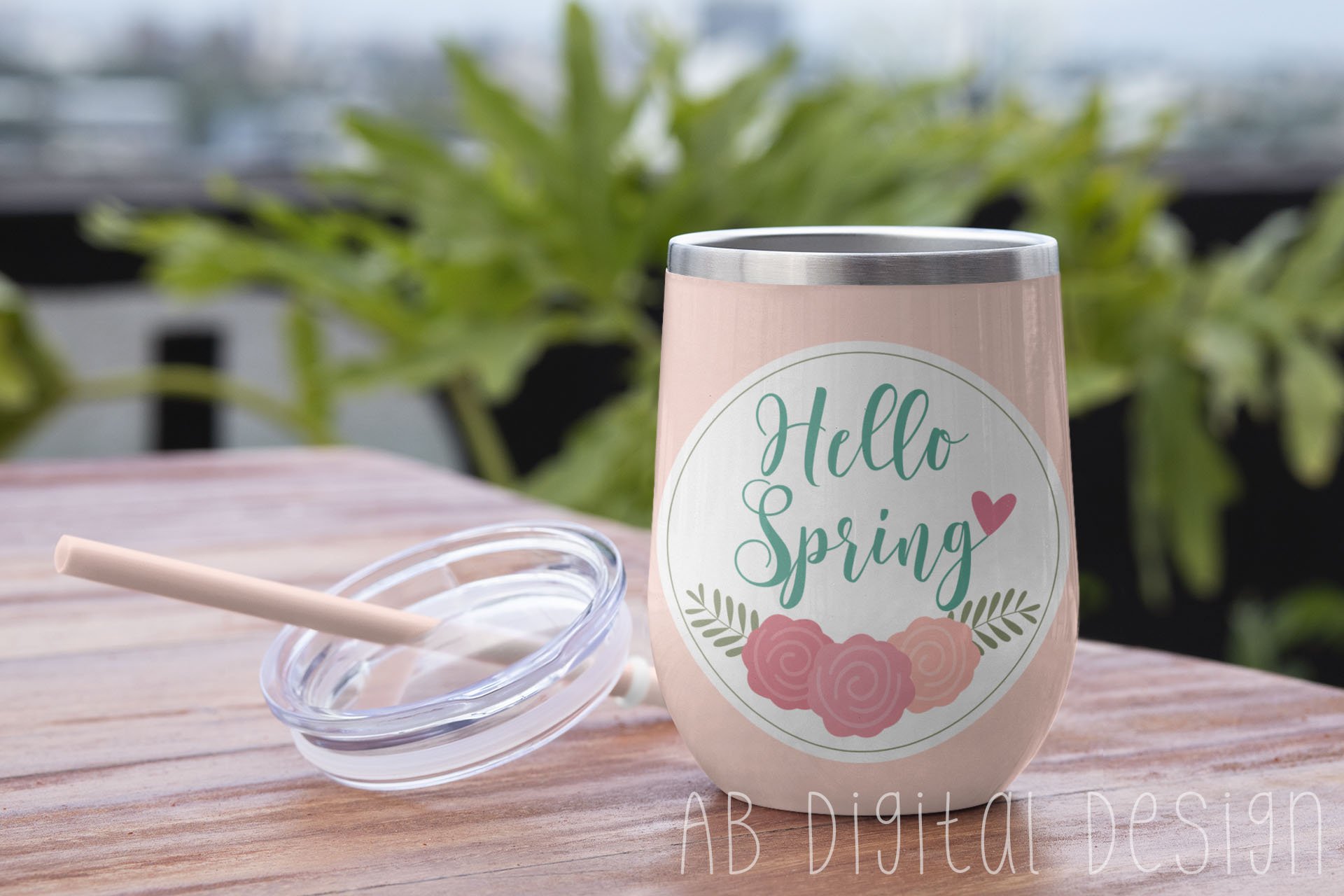 Spring Garden Stickers | Flowers, Plants, Rainbows   Trees view 2