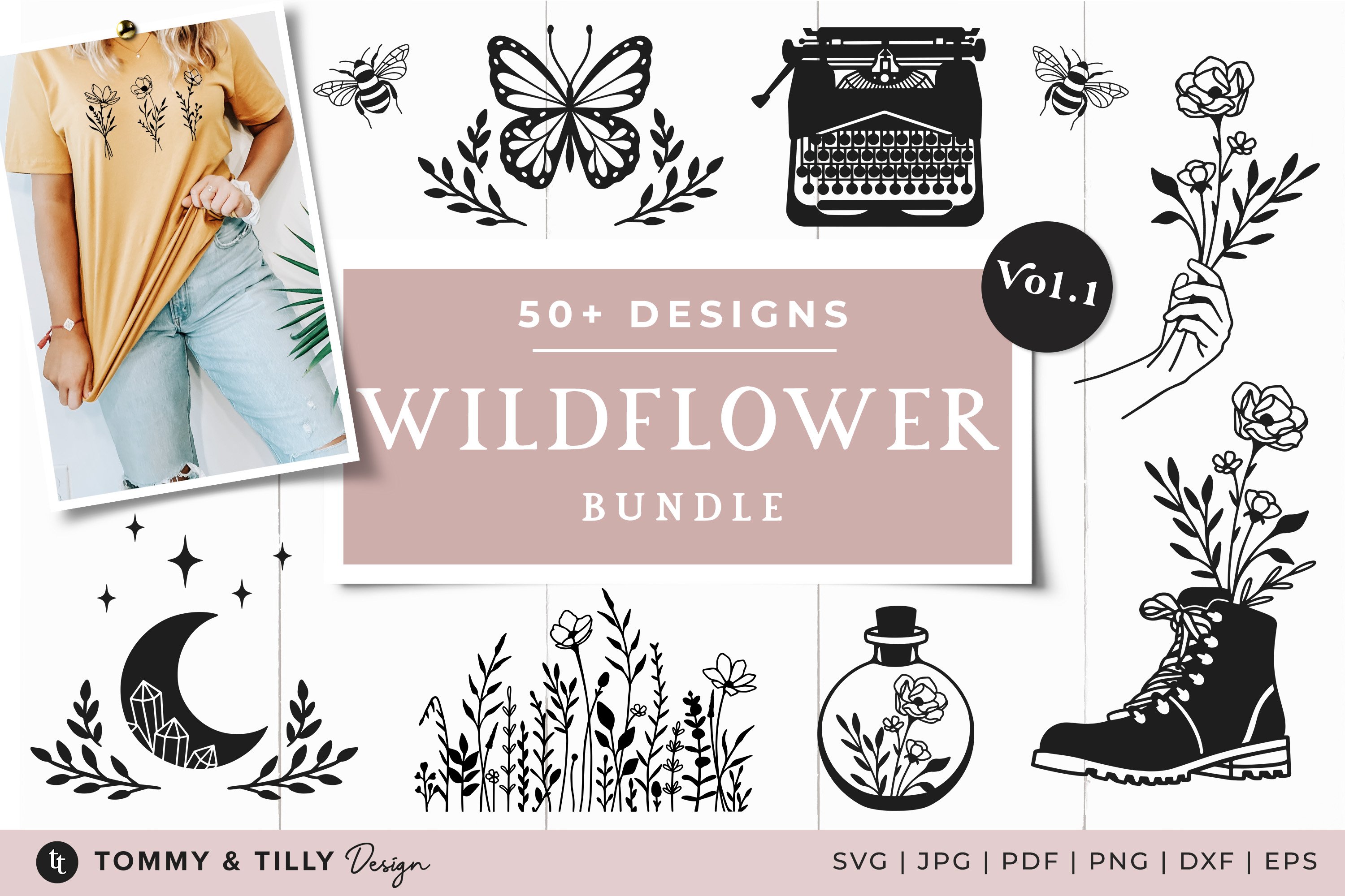 Bestsellers SVG Mega Bundle Vol. 1| SVG designs view 3