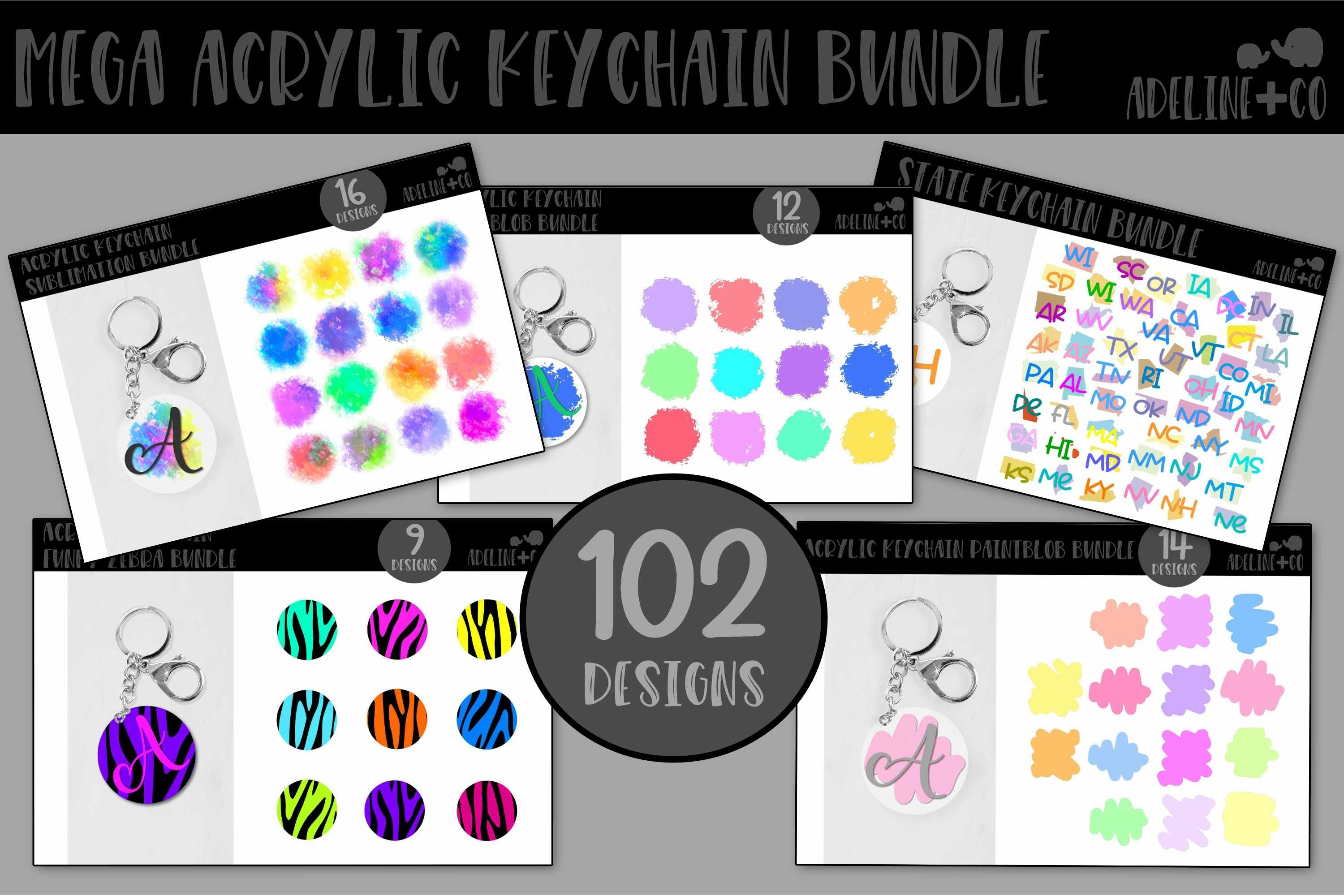 MEGA Acrylic Keychain Bundle