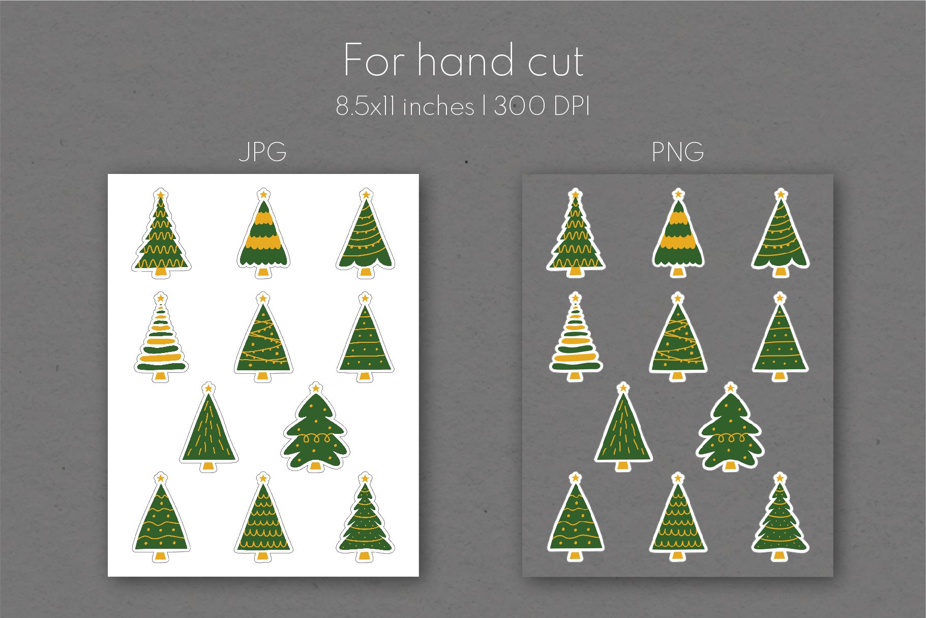 Printable Christmas Sticker Bundle | Christmas Tree Part 1 view 3