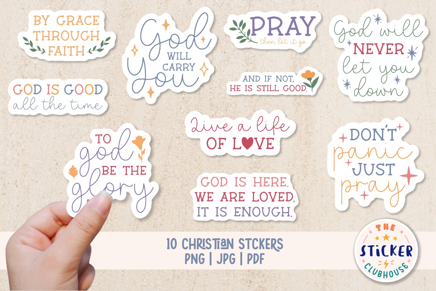 Inspirational Christian Stickers | Bible Study, Journaling