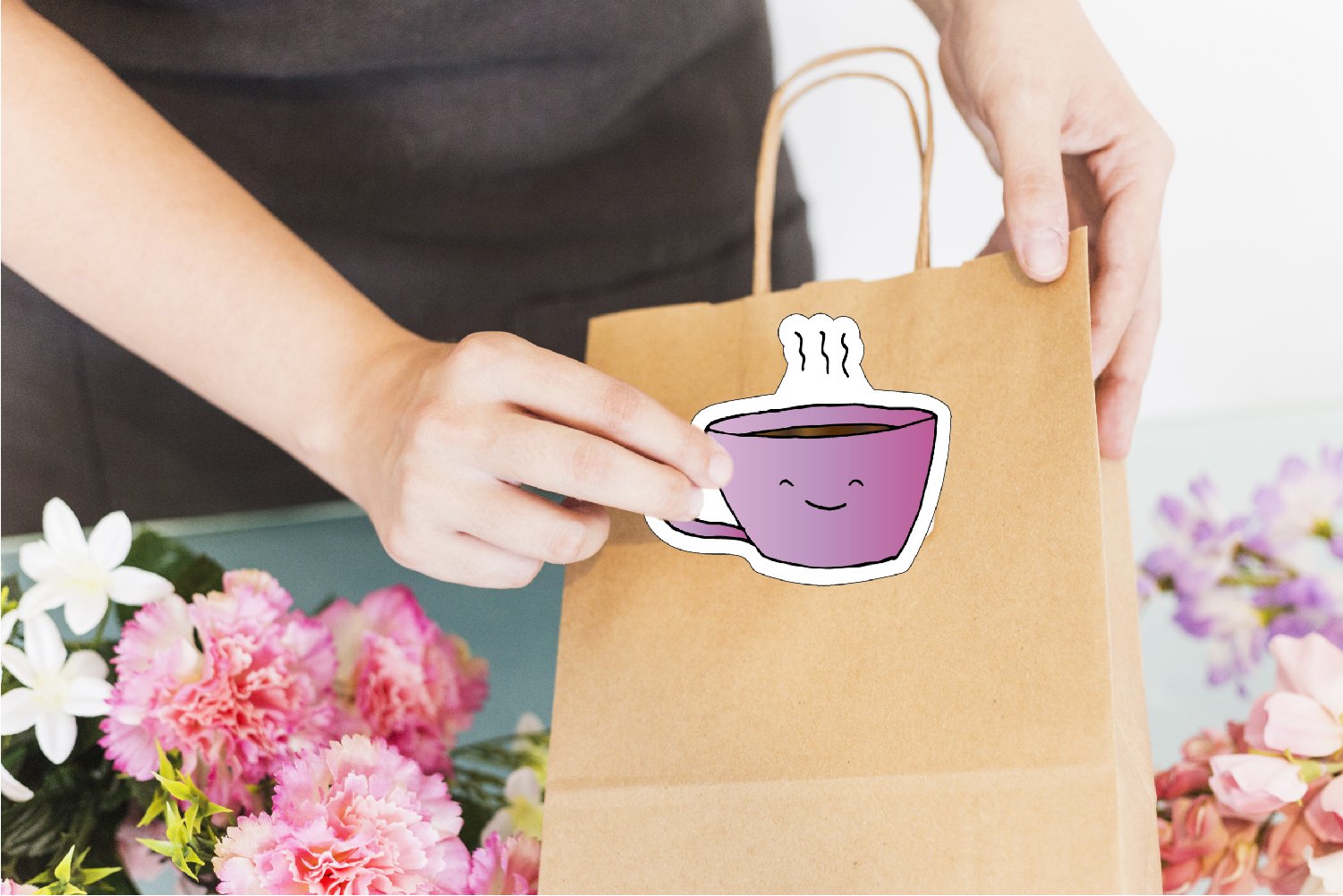 Stickers Print And Cut, for the GoodNotes.Tea party,sweet view 3