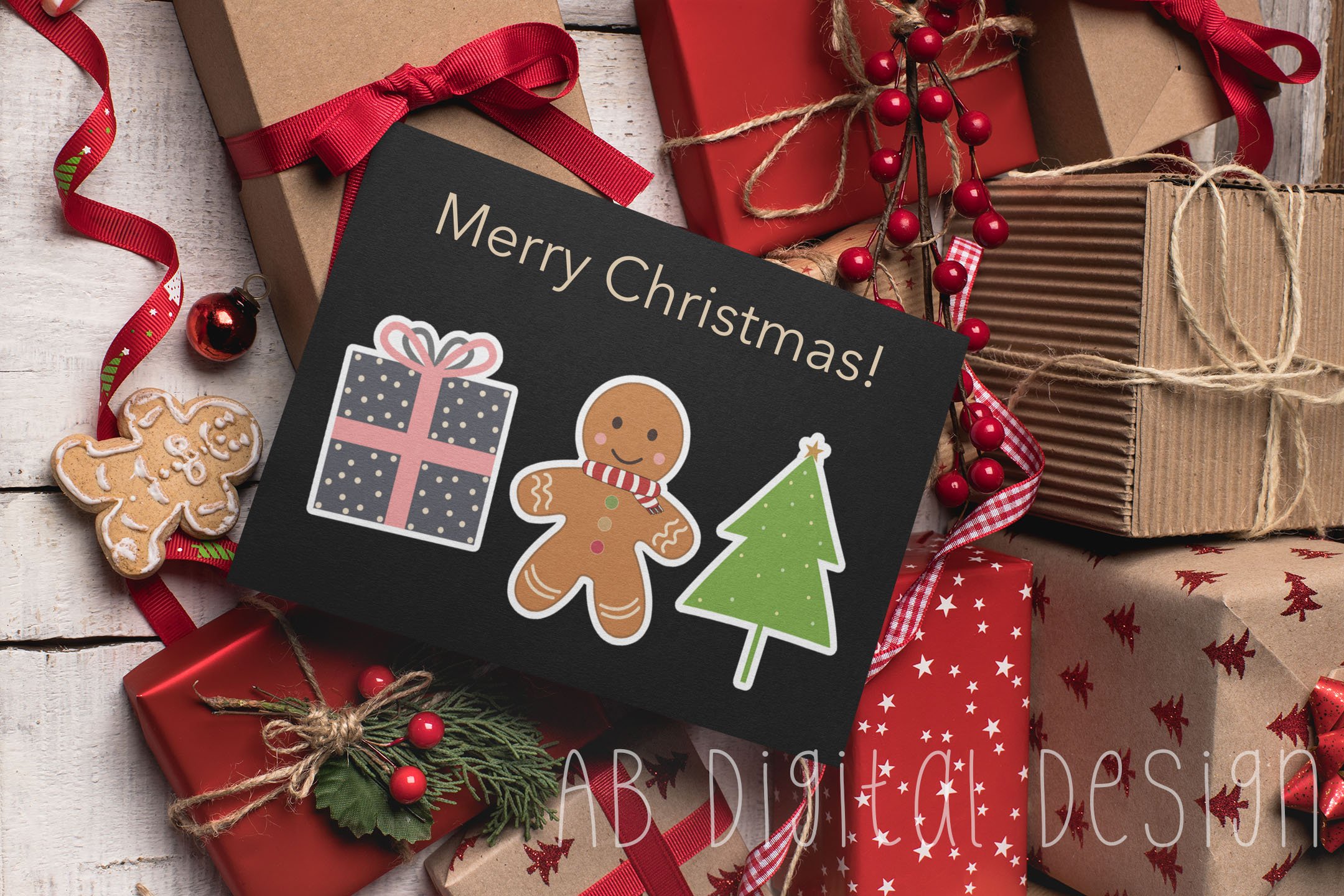 Printable Christmas Stickers for Kids | Bundle view 3