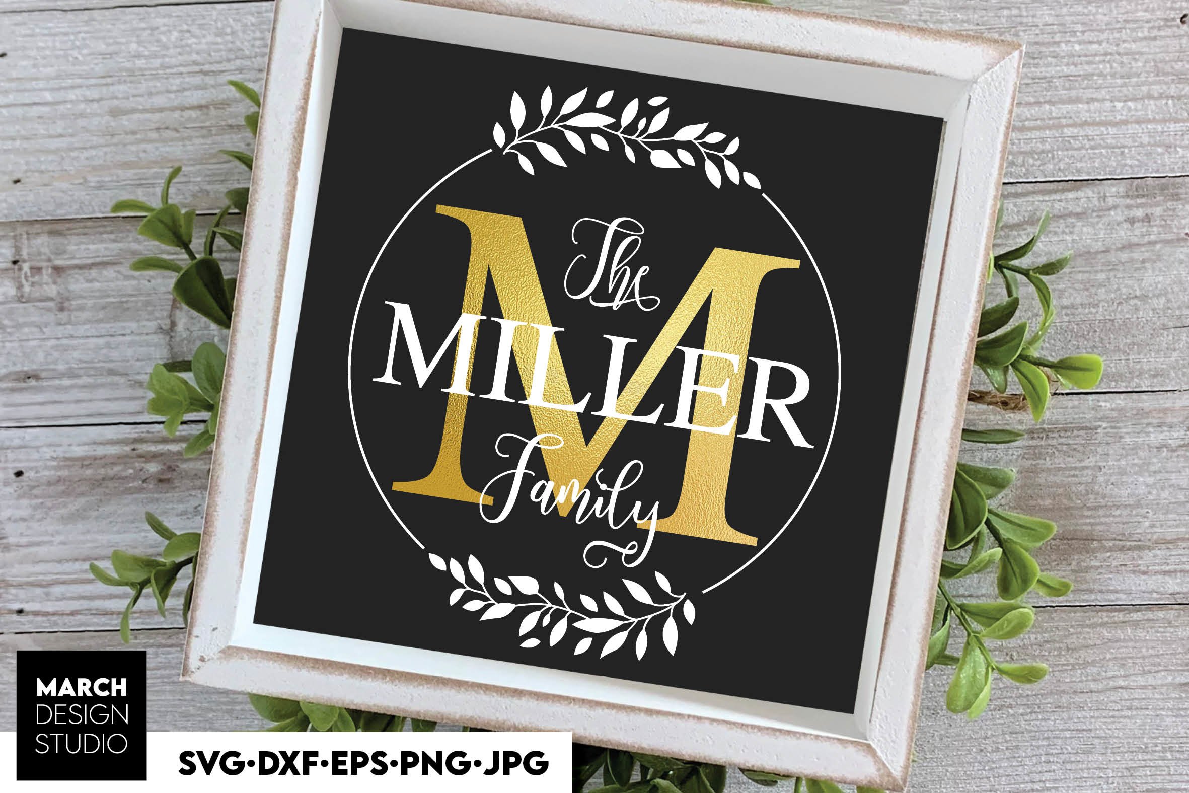 Monogram SVG, Circle Monogram SVG, Monogram Letter SVG PNG view 3