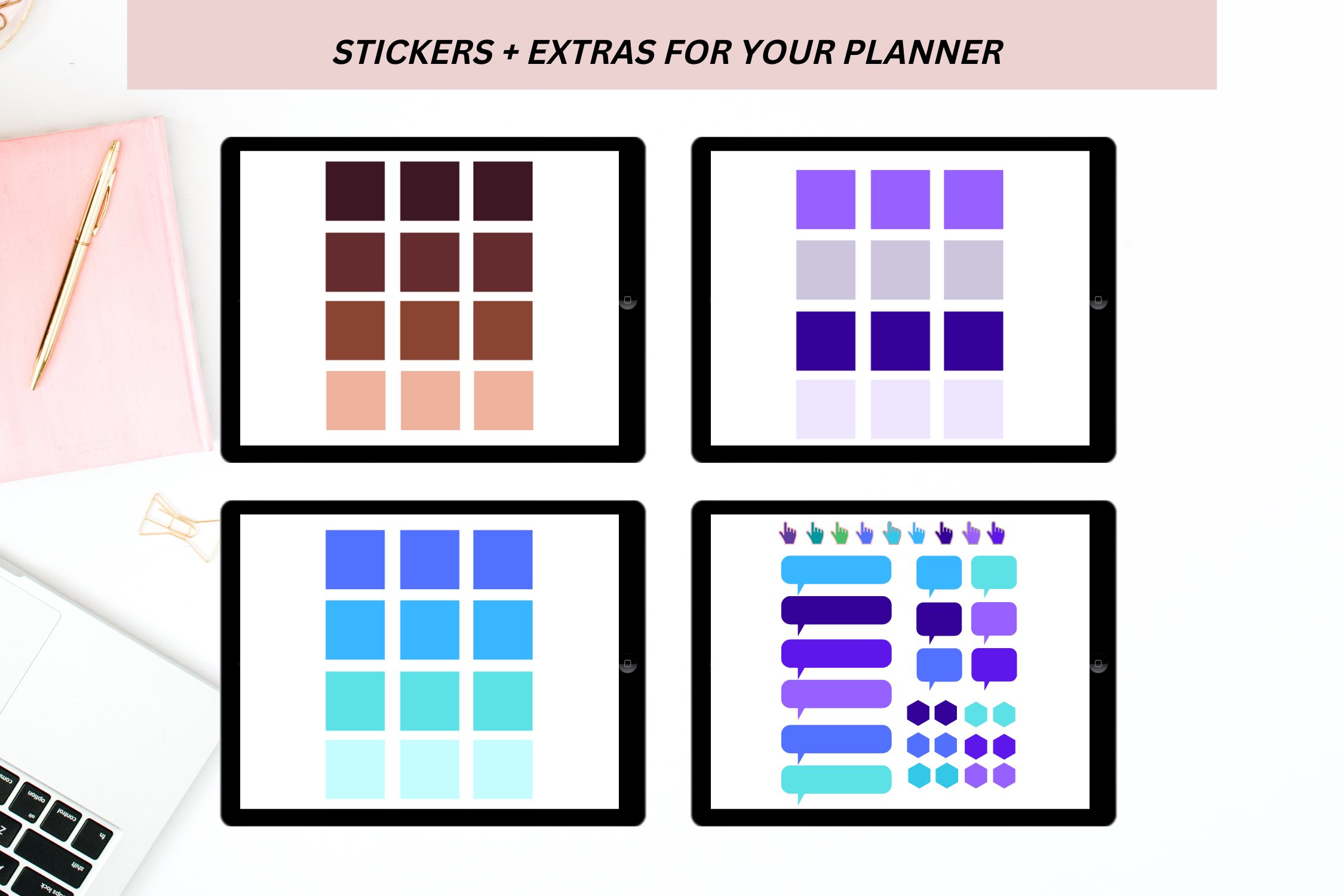 Daily Cute Digital Stickers for Fun Goodnotes view 3