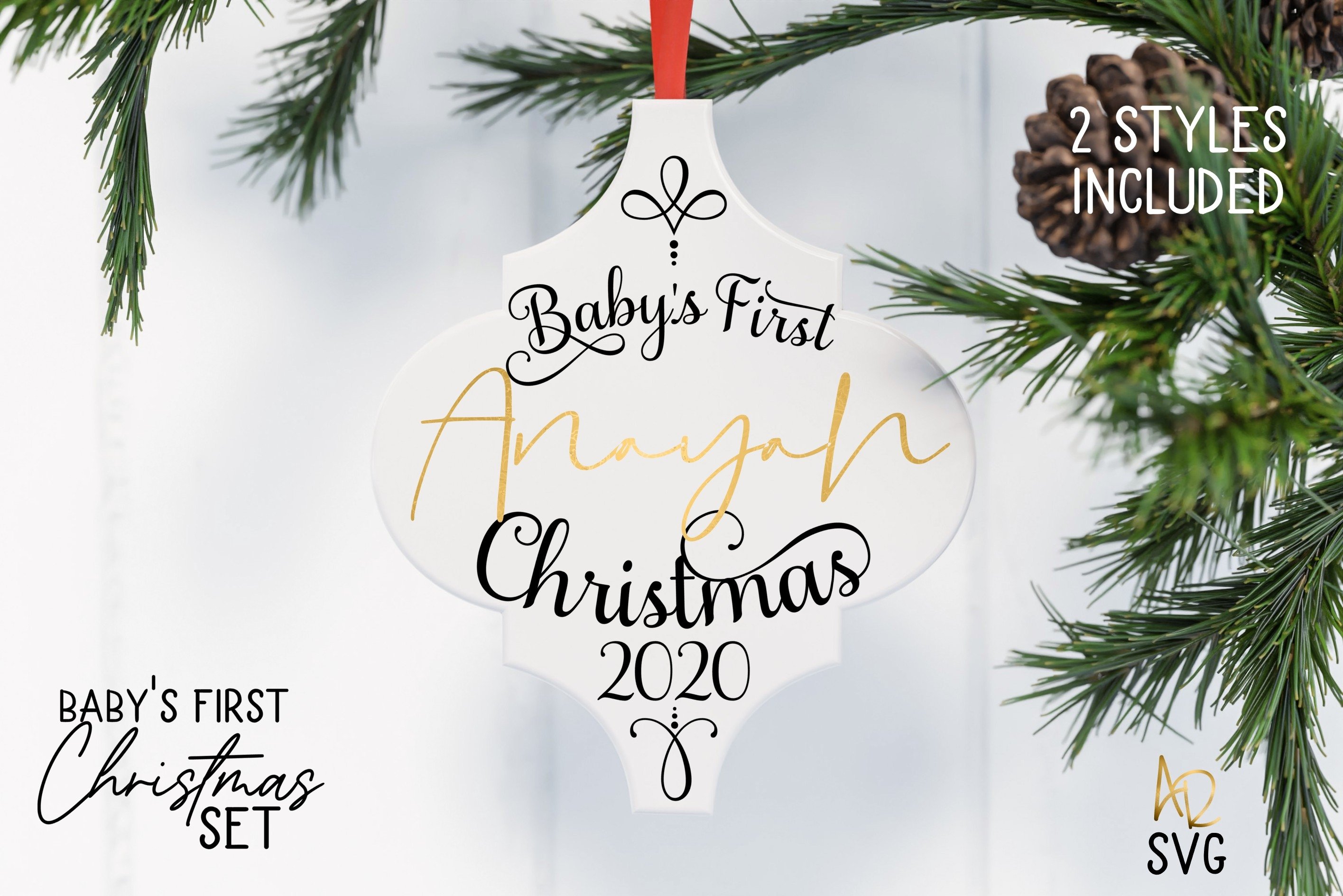 Arabesque Tile The Ultimate Ornament Bundle| Family Covid view 3