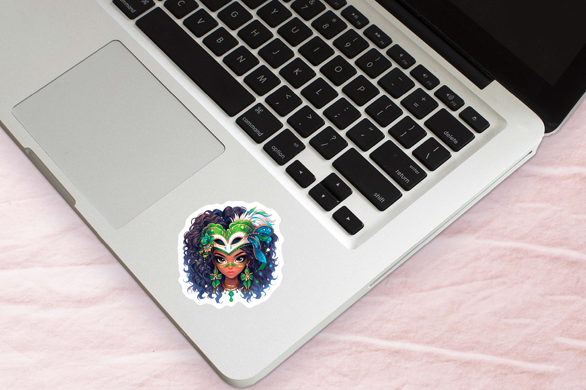 Mardi Gras Sticker Bundle - Fashion Girls Printable Stickers view 3