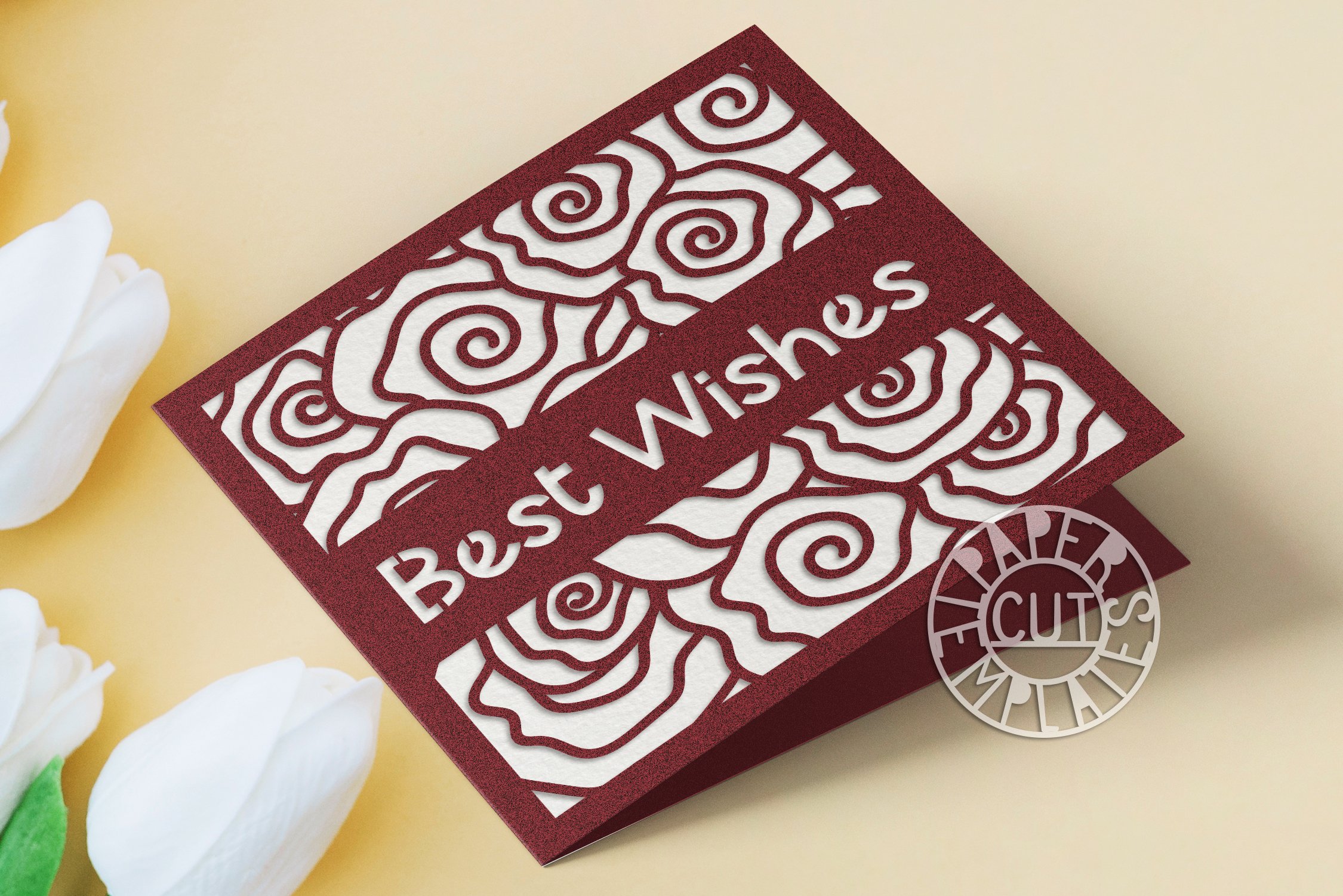 SVG 6 Classic any occasion Cards Set for Silhouette   Cricut view 3