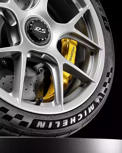 MICHELIN Pilot Sport CUP 2 R 275 35 R20 3D model view 2
