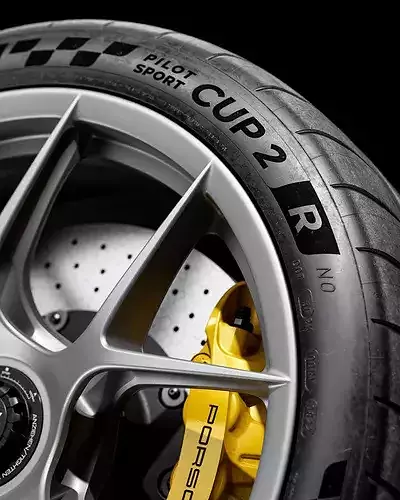 MICHELIN Pilot Sport CUP 2 R 275 35 R20 3D model view 3