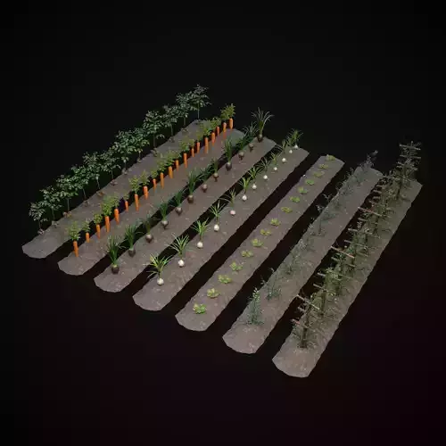 Farmers Crops 3D Model Pack