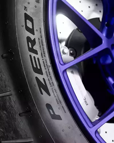 Pirelli P ZERO TROFEO RS 335 30 ZR21 3D model view 2