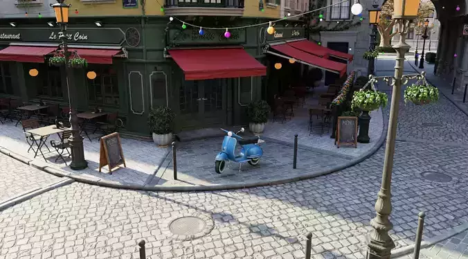 A Street From Paris 3D model