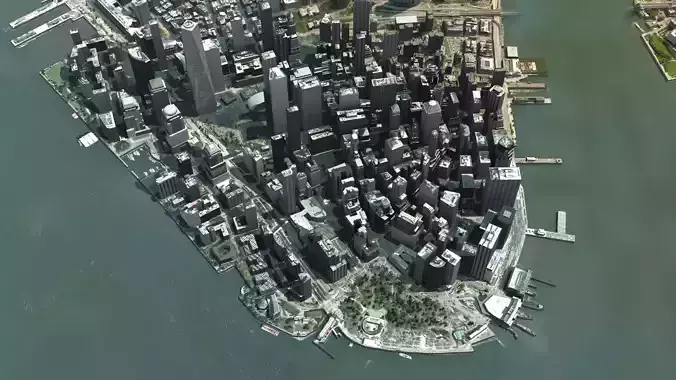 Manhattan NYC 3D model