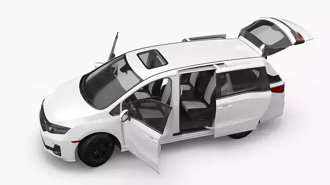 Luxury Multi-Purpose Vehicle 2025 White 3D model