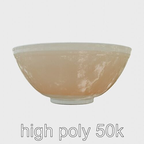 Vietnamese Pho Noodle Soup 3D model pack Low-poly 3D model view 3