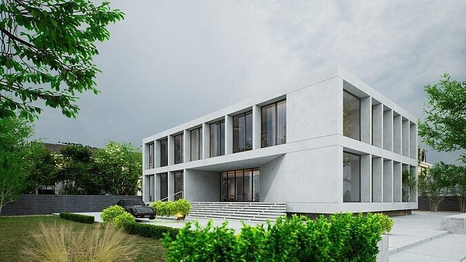 building Low-poly 3D model view 2