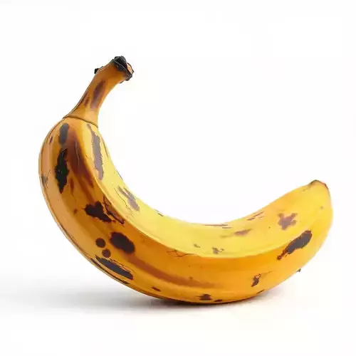 Overripe Banana D Model Pack Low-poly 3D model
