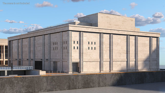 David Koch Theater 3D model view 3