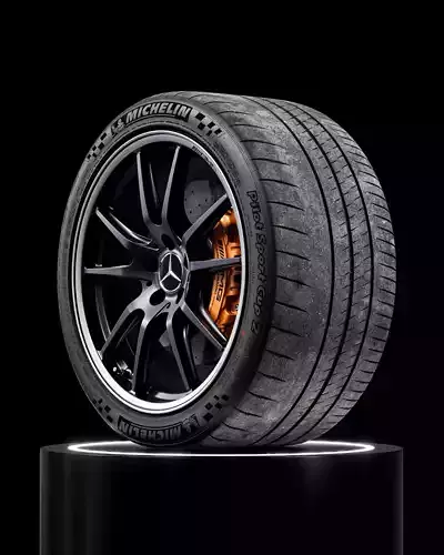 Michelin Pilot Sport Cup 2 325 30 ZR20 106Y AMG 3D model