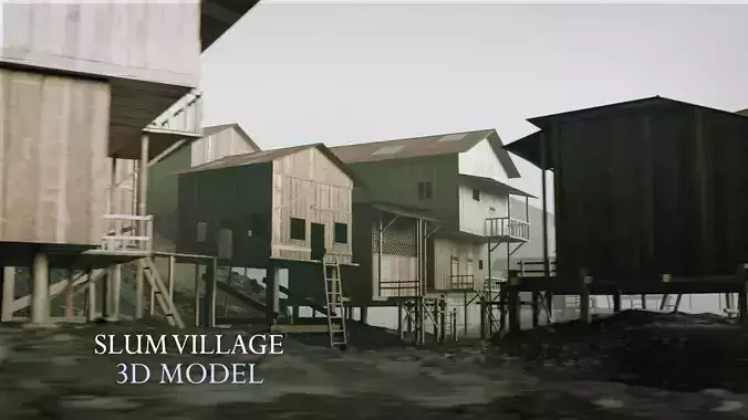 slum village 3D model