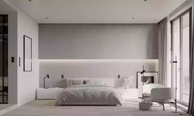NEW YORK APARTMENT - Interior scene - 3d model 3D model