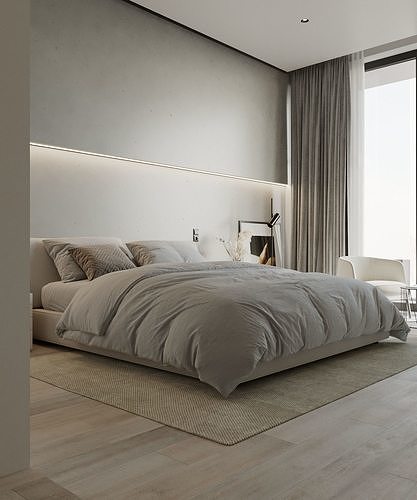 NEW YORK APARTMENT - Interior scene - 3d model 3D model view 3