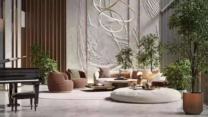 Archmodels vol 298 - lounge furniture sets 3D model