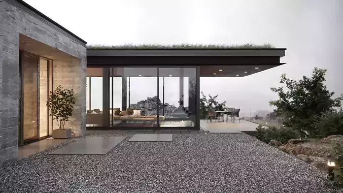 ProVis3D 004 - Guest House 3D model