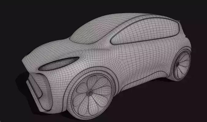 Toy car 3D model