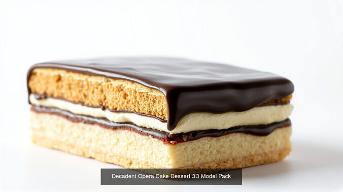 Gourmet Cake Collection 3D Model Pack view 2