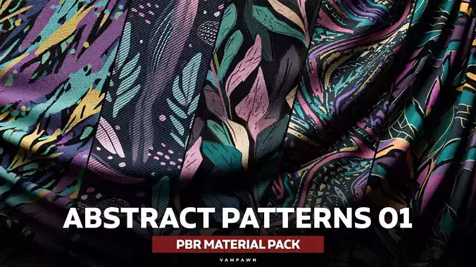 Abstract Pattern Fabric Pack - Material Pack Texture