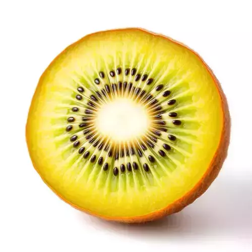 Golden Kiwi Fruit model pack Low-poly 3D model view 2