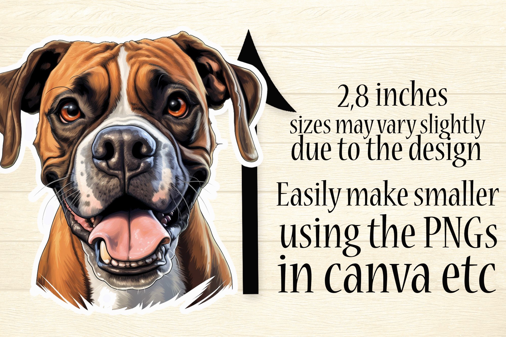 Boxer Dog Printable Stickers - Unleash the Wag-tastic Fun! view 2
