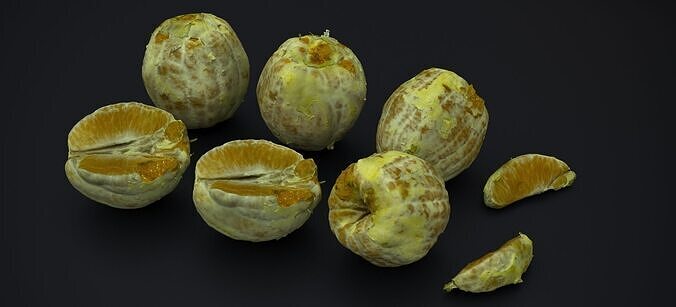 PEEL ORANGE 2024 3D model view 3