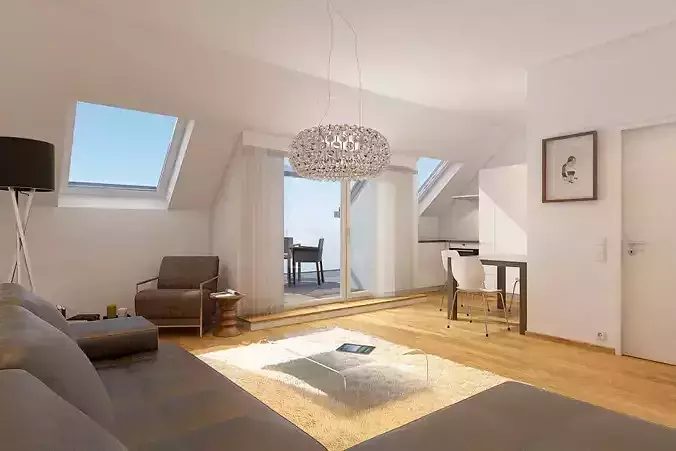 Interior Livingroom 3 3D model