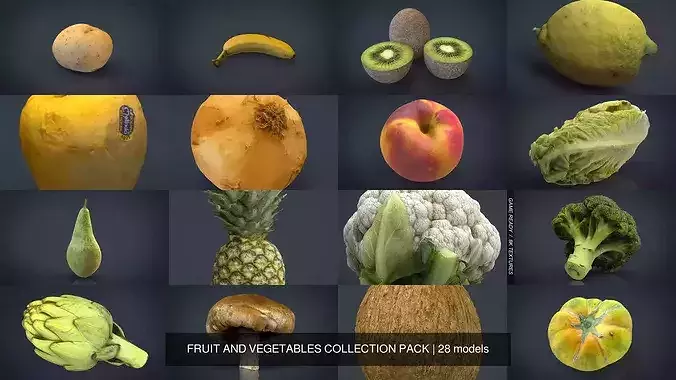 FRUIT AND VEGETABLES COLLECTION PACK view 3