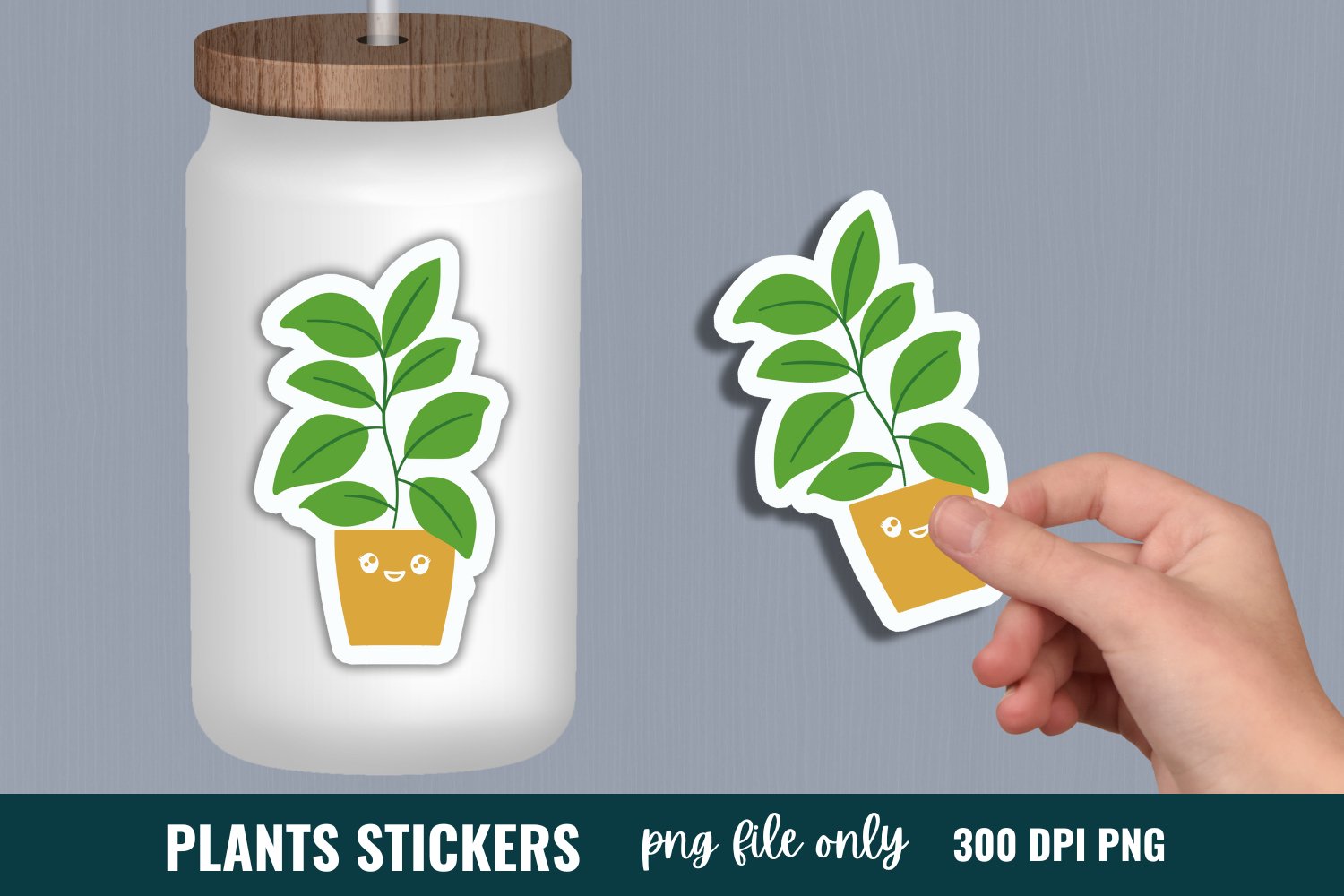 Plants Stickers Bundle, Plant Lover Stickers Bundle view 2